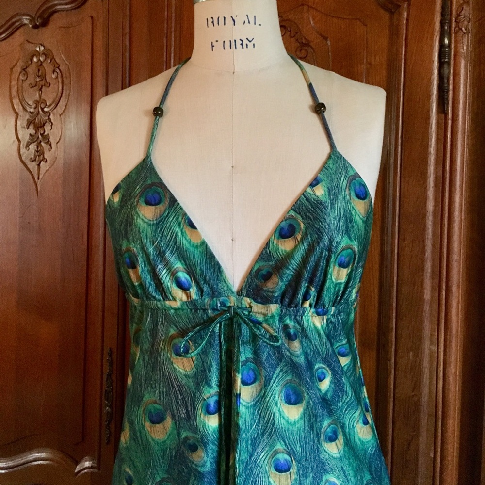 Bikini top styled maxi dress by Lotta Stensson